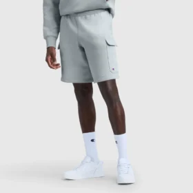8"-Fleece-Cargo-Shorts, C Logo