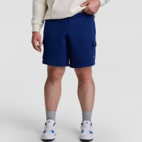 8"-Fleece-Cargo-Shorts, C Logo