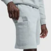 8"-Fleece-Cargo-Shorts, C Logo