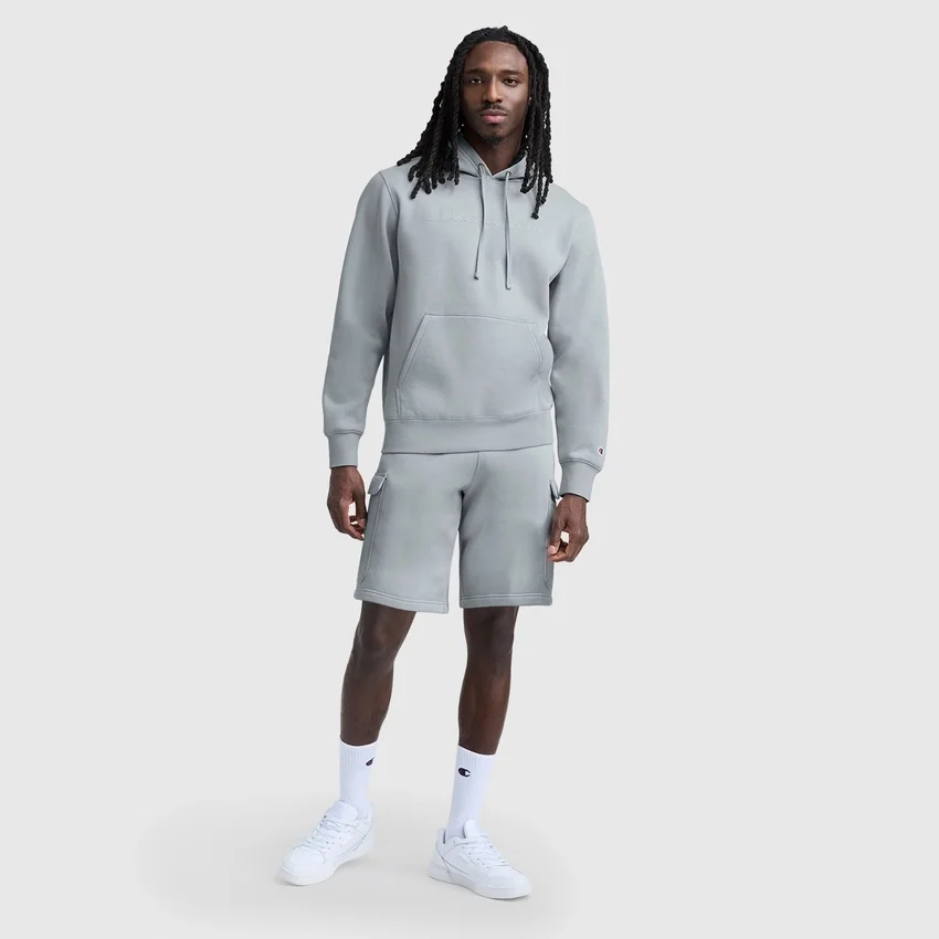 8"-Fleece-Cargo-Shorts, C Logo