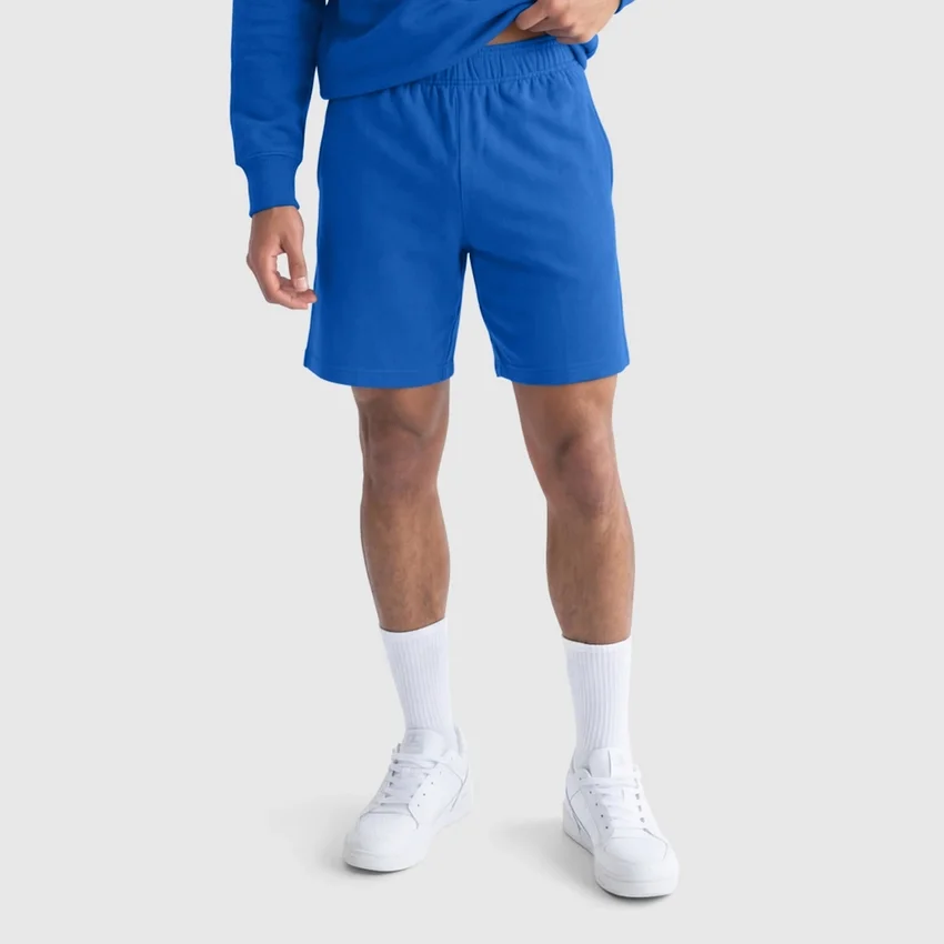 9" Leichte Lounge-Shorts, C Logo-Aufnäher