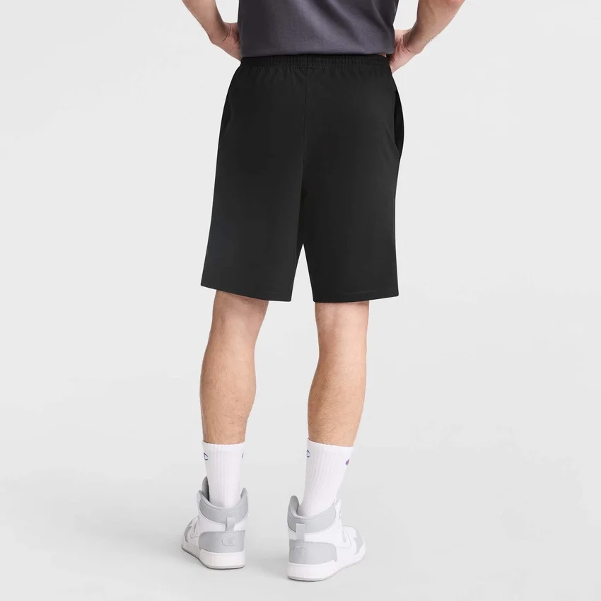 9" Leichte Lounge-Shorts, C Logo-Aufnäher