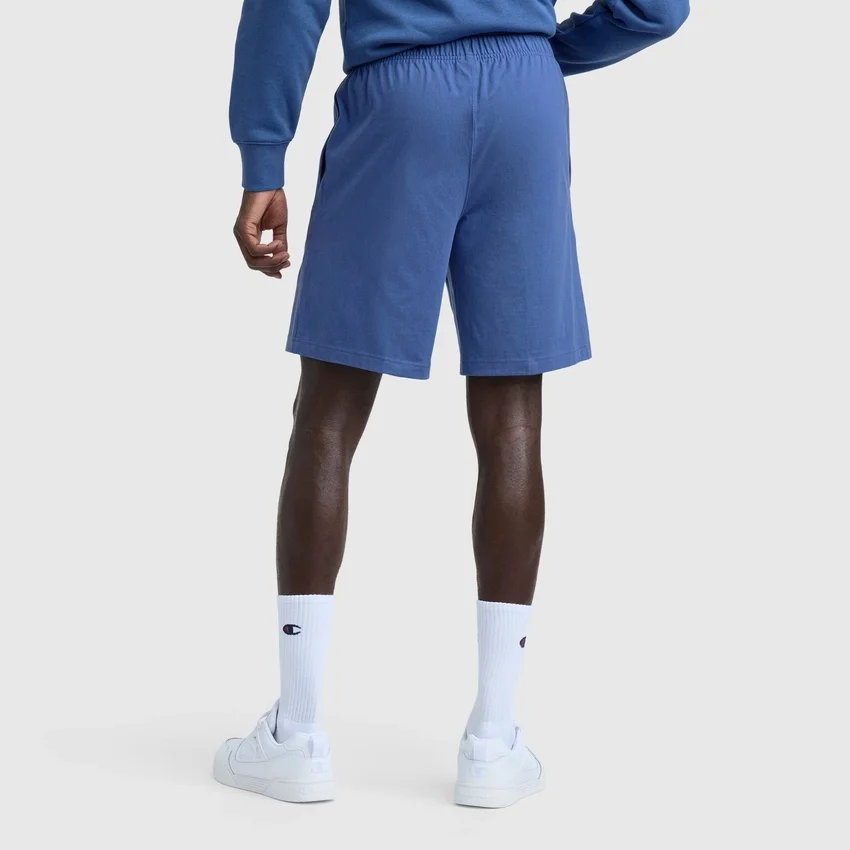 9" Leichte Lounge-Shorts, C Logo-Aufnäher
