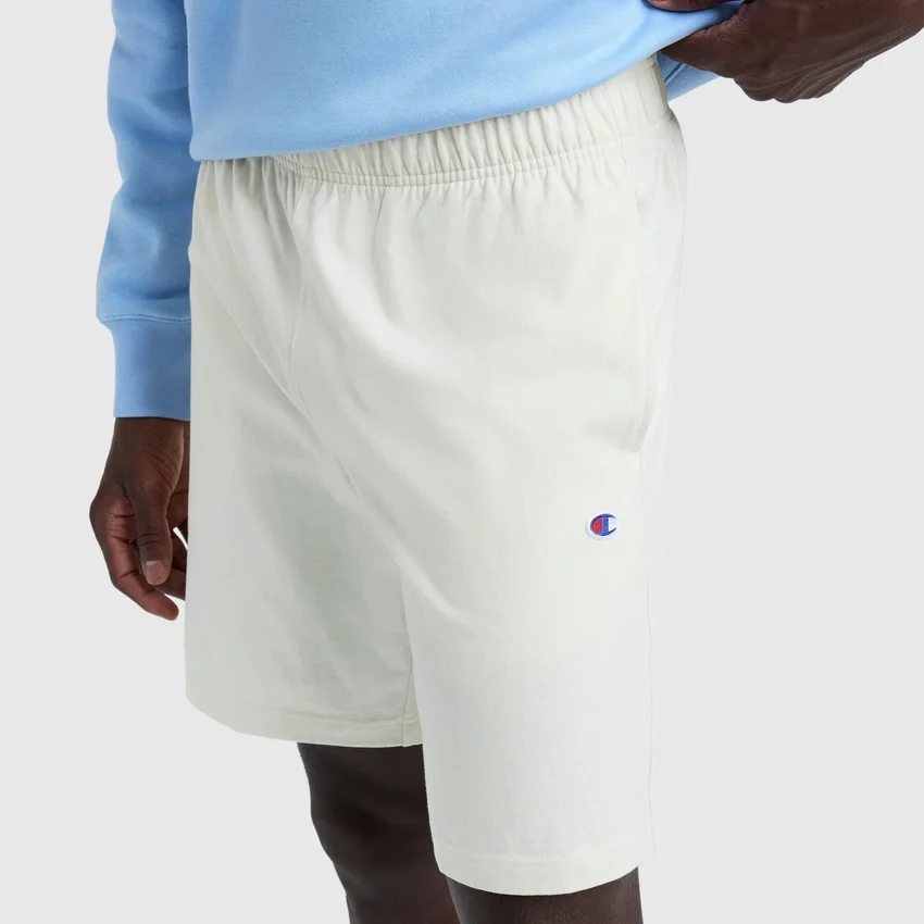 9" Leichte Lounge-Shorts, C Logo-Aufnäher