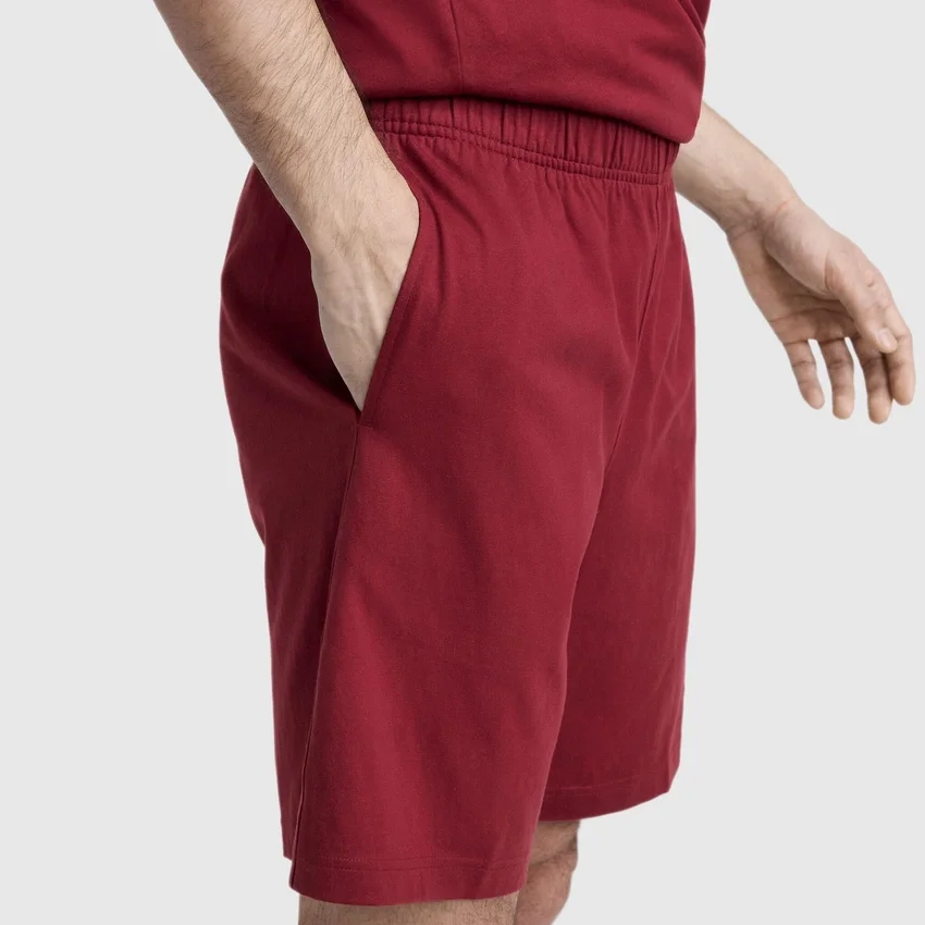 9" Leichte Lounge-Shorts, C Logo-Aufnäher