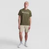 9" Leichte Lounge-Shorts, C Logo-Aufnäher