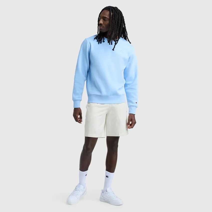 9" Leichte Lounge-Shorts, C Logo-Aufnäher