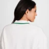 Country Club Cardigan, besticktes florales „C“-Logo
