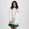 Country Club Cardigan, besticktes florales „C“-Logo