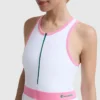 Match Point Tennis-Kleid, gesticktes Script Logo