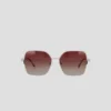 Polarisierte Damenbrille im Boho-Stil mit quadratischer Form