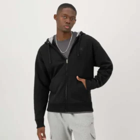Powerblend-Hoodie mit durchgehendem Reißverschluss, C Logo