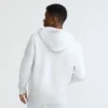 Powerblend-Hoodie mit durchgehendem Reißverschluss, C Logo