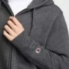 Powerblend-Hoodie mit durchgehendem Reißverschluss, C Logo