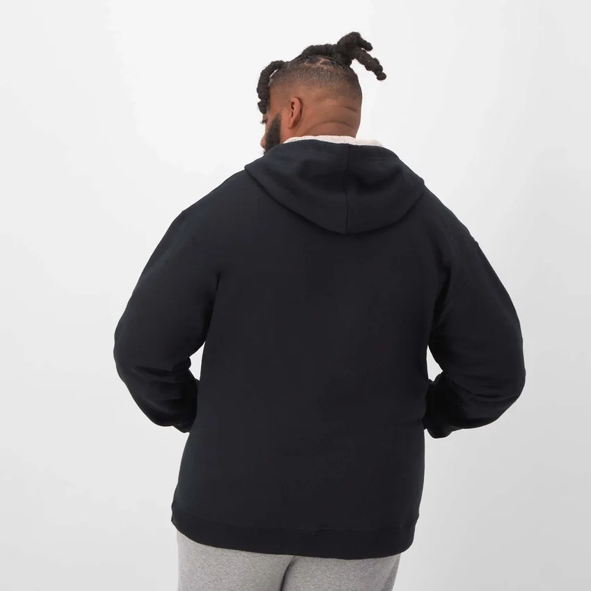Powerblend-Hoodie mit durchgehendem Reißverschluss, C Logo – Big & Tall