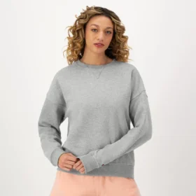 Powerblend-Sweatshirt mit Rundhalsausschnitt, gesticktem Script Logo