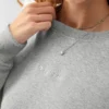 Powerblend-Sweatshirt mit Rundhalsausschnitt, gesticktem Script Logo
