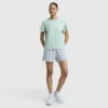 T-Shirt mit „C“-Grafik aus Mesh mit Blumenmuster, C Logo