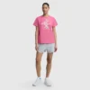 T-Shirt mit „Painted Bouquet“-Grafik, C Logo